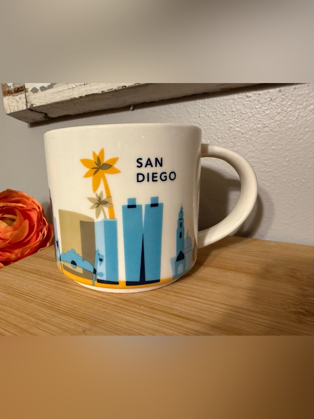 2015 Starbucks Coffee SAN DIEGO You Are Here Collection Coffee Mug  Cup 14 oz
